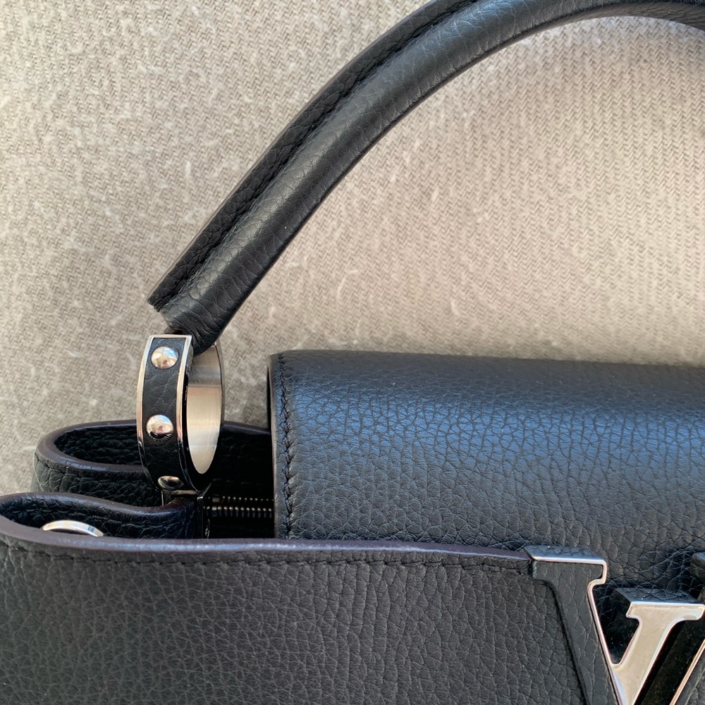 Louis Vuitton Taurillon Capucines PM Black - Picture 3 of 8